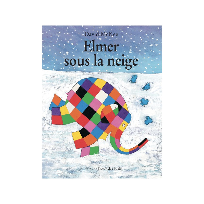 Elmer sous la neige