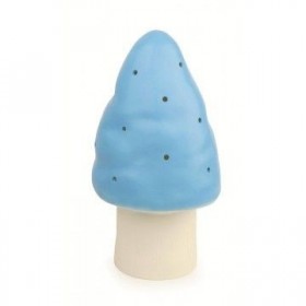 Lampe champignon bleu clair