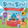 DITTY BIRD - LIVRE MUSICAL SENSORIEL BEBE : HAPPY BIRTHDAY, FETE D'ANNIVERSAIRE, SOUFFLER LES BOUGIE