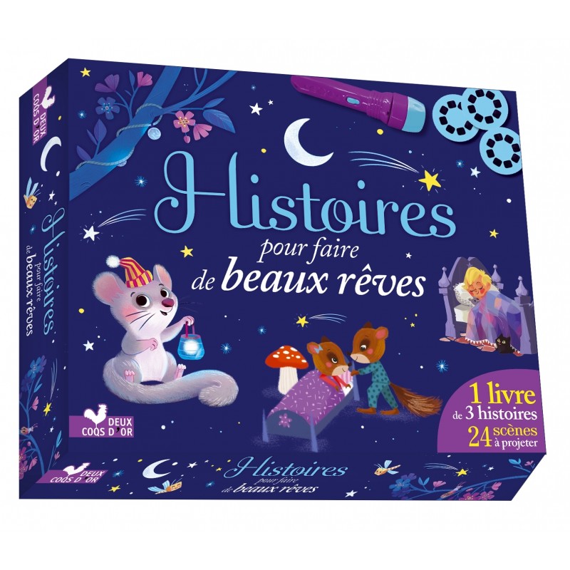 Histoires pour faire de beaux rêves - coffret lampe