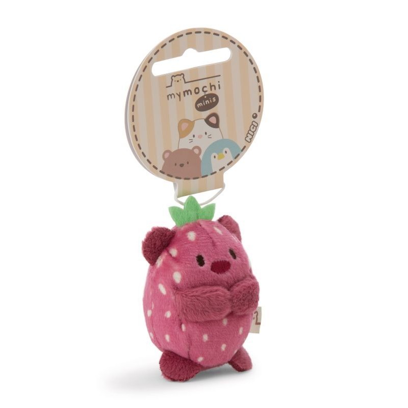 Peluche Mymochi mini - Ours fraise