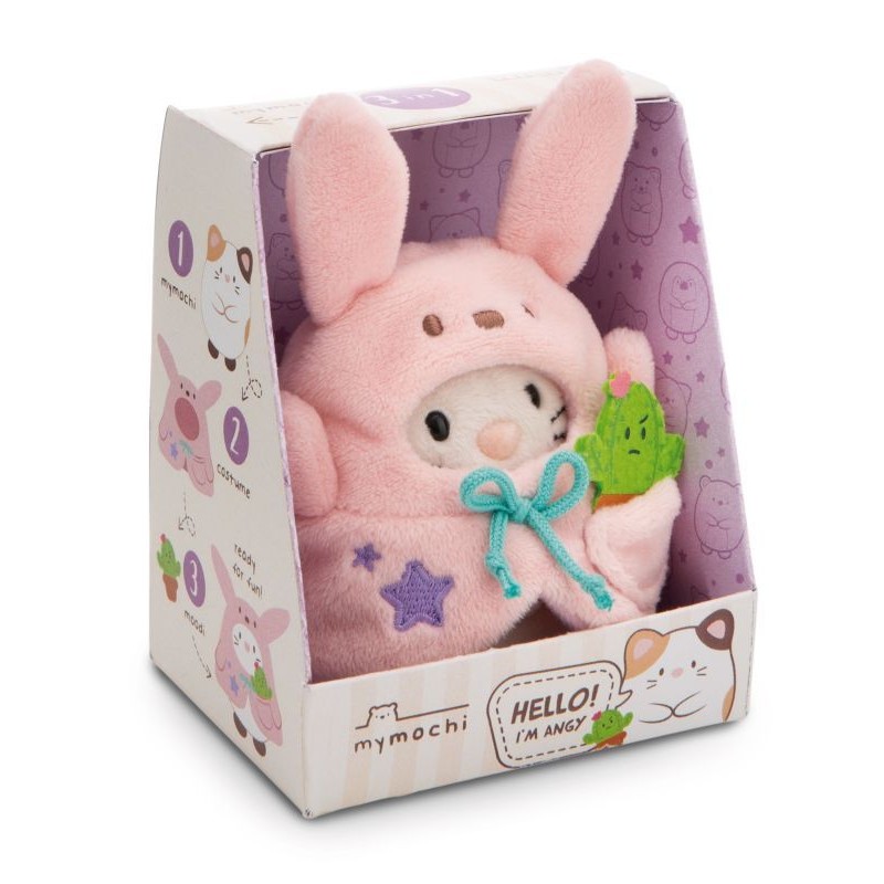 Peluche Mymochi en costume - Chat/lapin