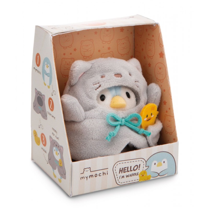 Peluche Mymochi en costume - Pingouin/ chat