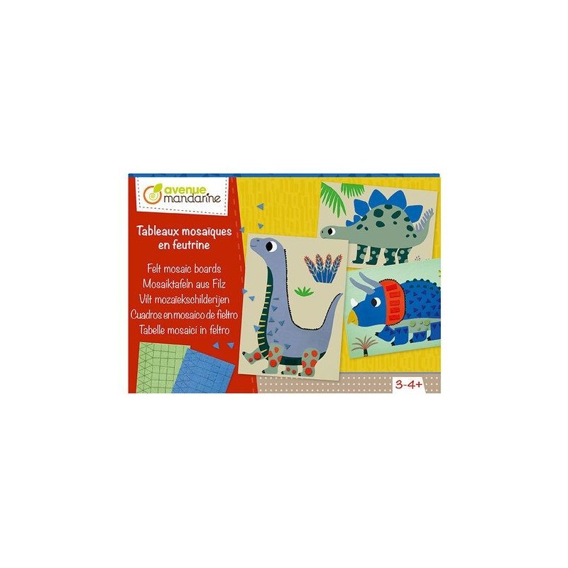 Boite créative Tableaux de mosaïques - Dinosaure Boite créative Tableaux de mosaïques - Dinosaure