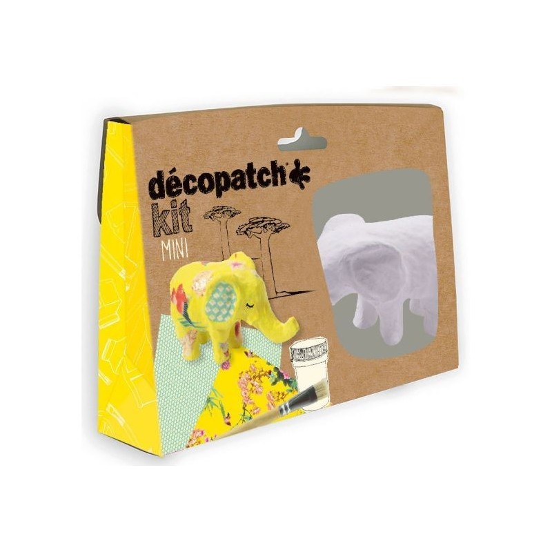 Mini kit décopatch - Eléphant