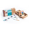 Kit de maquillage BIO 8 couleurs arc-en-ciel