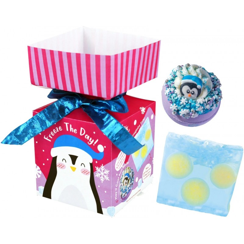 Coffret cadeau avec bombes de bain et savon - Freeze the day