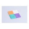 Pâte à modeler naturelle (vert blanc mauve orange)