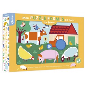 Mon puzzle formes en bois -...