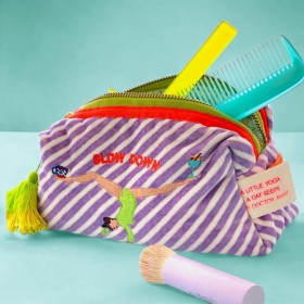 Trousse en velours "Yoga...