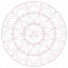 Coloriage Graffy Pop Mandala - Fleurs