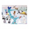 Puzzle tactile géant 20 pièces - La vie sur la banquise