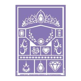 Pochoir de maquillage -...