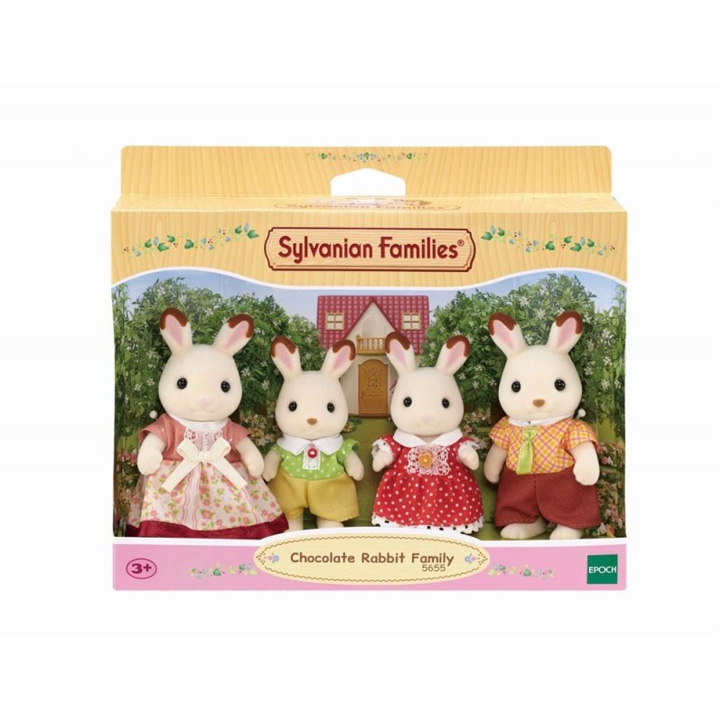 Famille lapins chocolat - Sylvanian Families