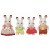 Famille lapins chocolat - Sylvanian Families
