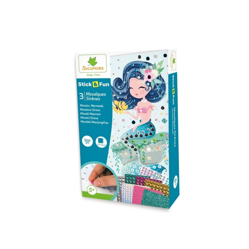 Stick & Fun - 3 mosaïques Sirènes