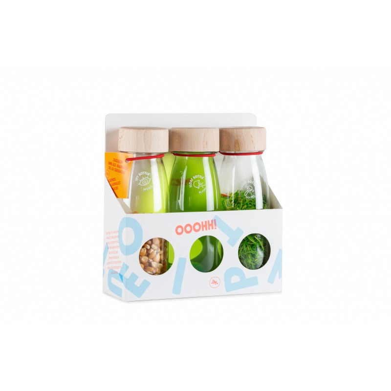 Pack de 3 bouteilles sensorielles - Life