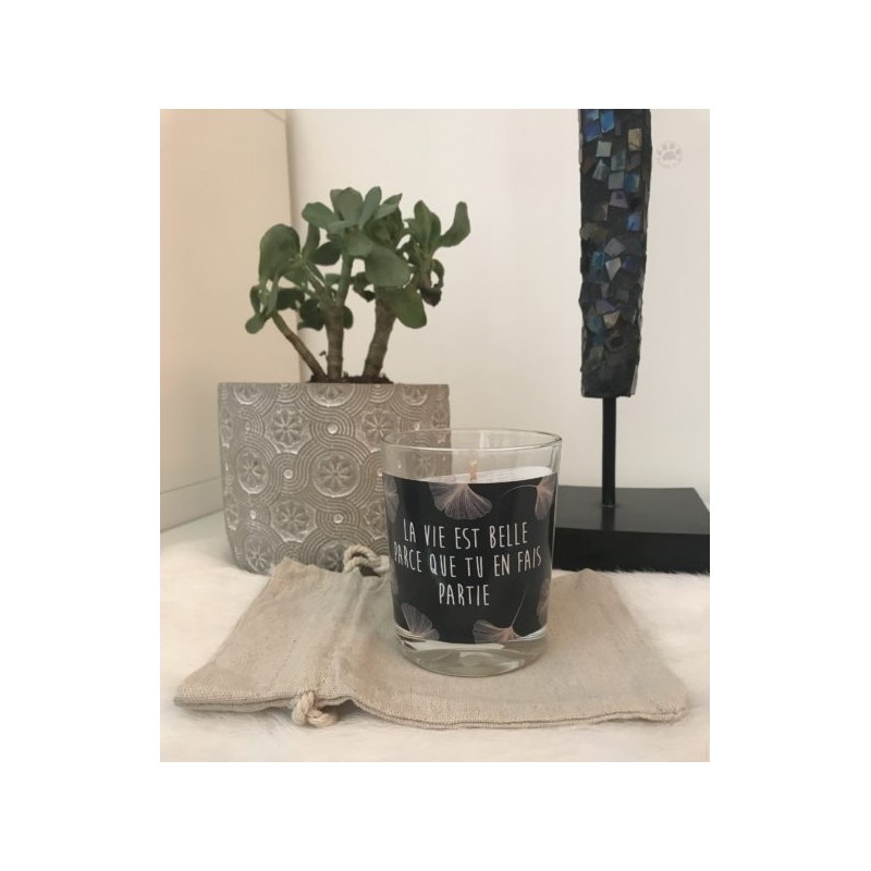 Bougie - La vie est belle parce que tu en fais partie