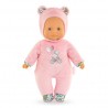 Mon doudou 30 cm - Pti' coeur Ours rose