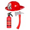 Set de pompier + accessoires, 4-7 ans