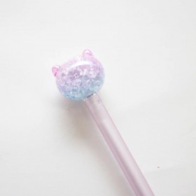 Stylo magique - Chat mauve