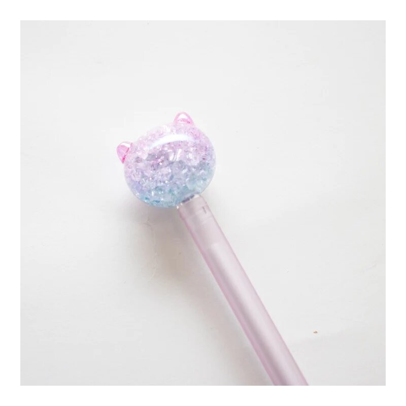 Stylo magique - Chat mauve