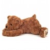 Ours brun couché - 40 cm