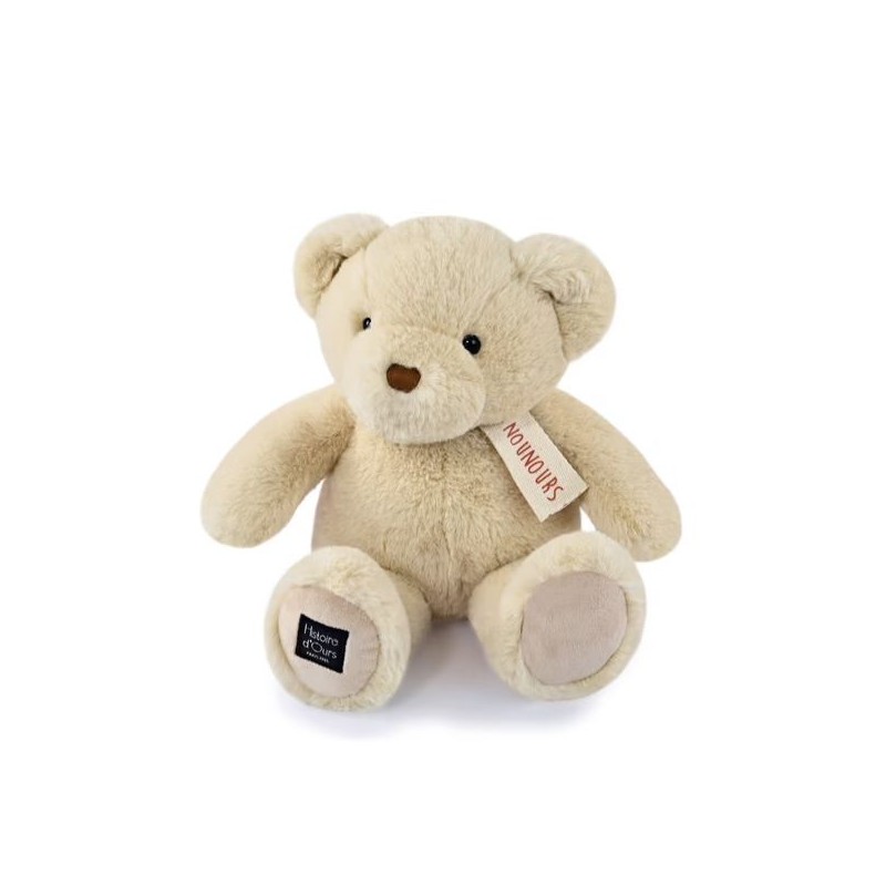 Le nounours - Vanille 28 cm