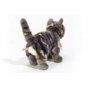 Chat tigré gris - 20 cm