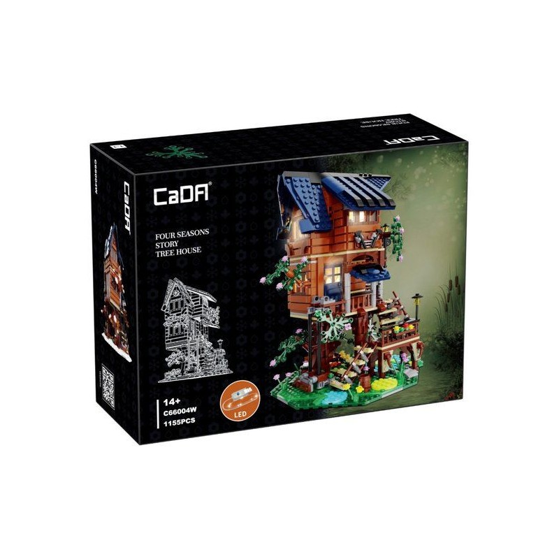 Kit de construction bâtiment - L'arbre maison "4 saisons" (1155 pièces)