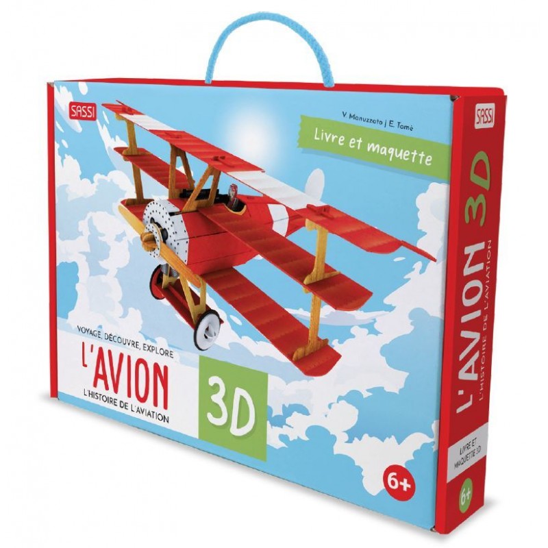 Voyage, découvre, explore L'avion 3D l'histoire de l'aviation
