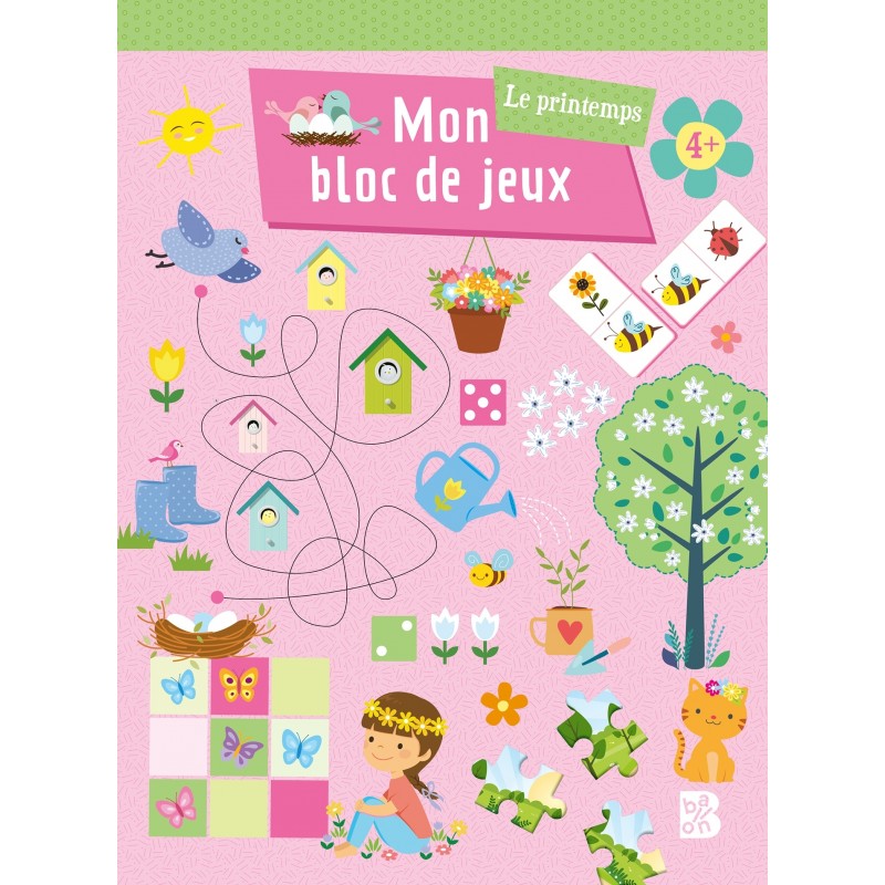 Mon bloc de jeux : Le printemps