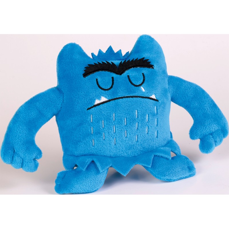 Le monstre des couleurs - Mini peluche Monstre Bleue