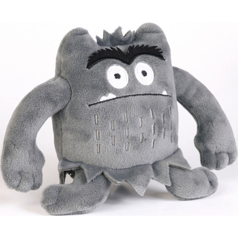 Le monstre des couleurs - Mini peluche Monstre grise