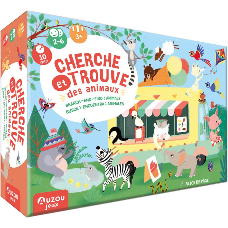 P'tits jeux - Cherche et trouve - Les animaux