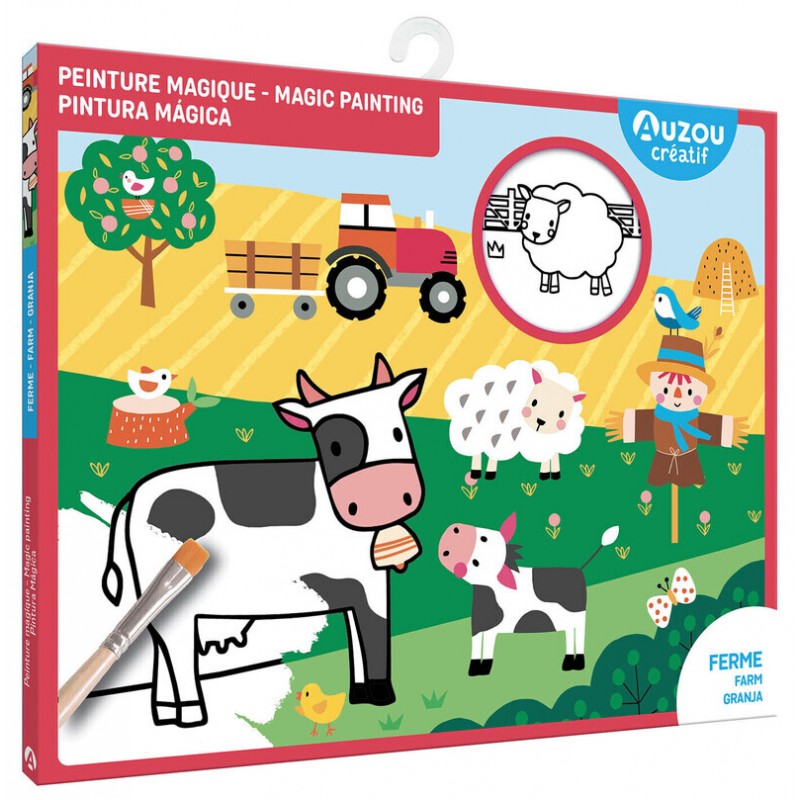 Peinture magique - À la ferme