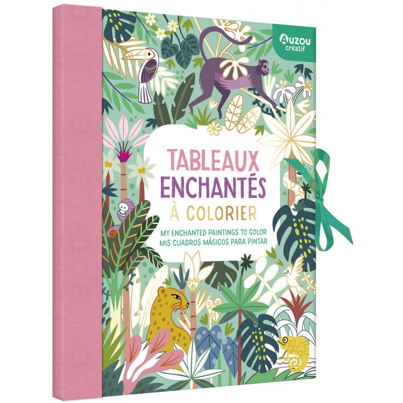 Mon cahier créa - Tableaux enchantés à colorier