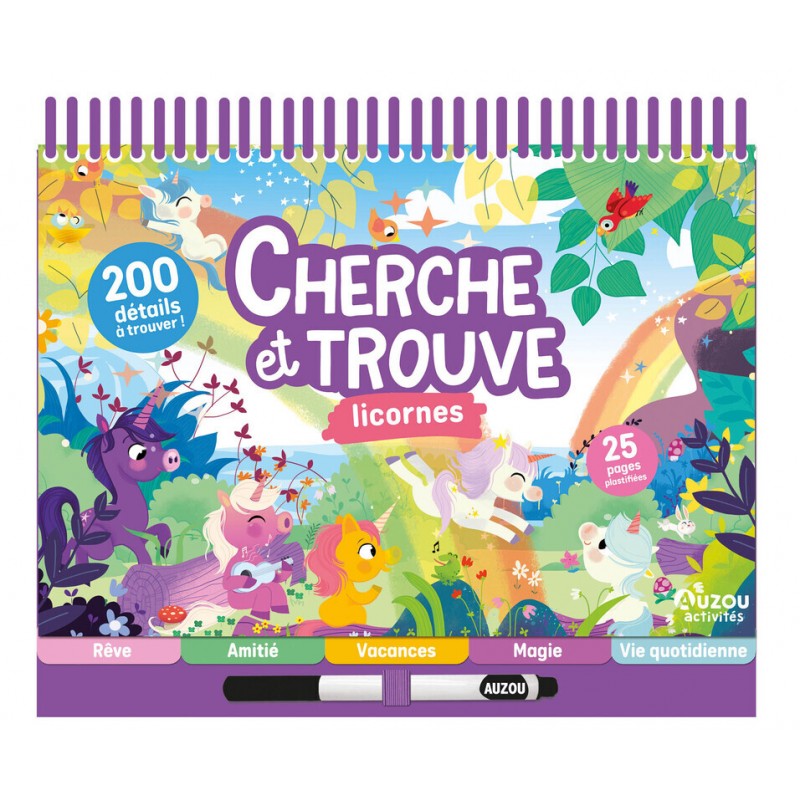 Cherche et trouve - Licornes
