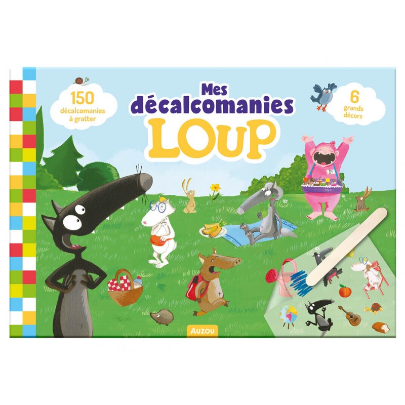 Mes décalcomanies Loup