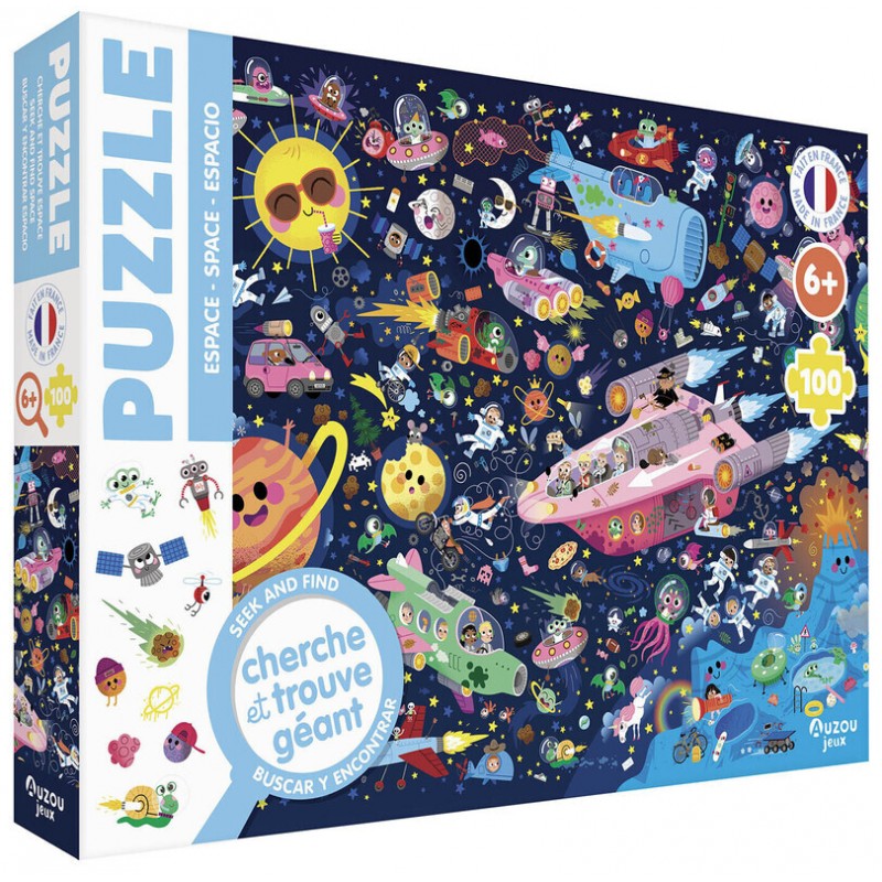 Puzzle cherche et trouve - Espace