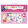 Ma pochette de 100 gommettes Licornes - qui brillent dans le noir