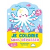 Je colorie sans dépasser - les animaux de la mer - 30 coloriages fluos !