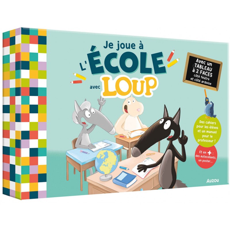 Je joue à l'école avec loup