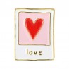 Pin's - Mini polaroid love