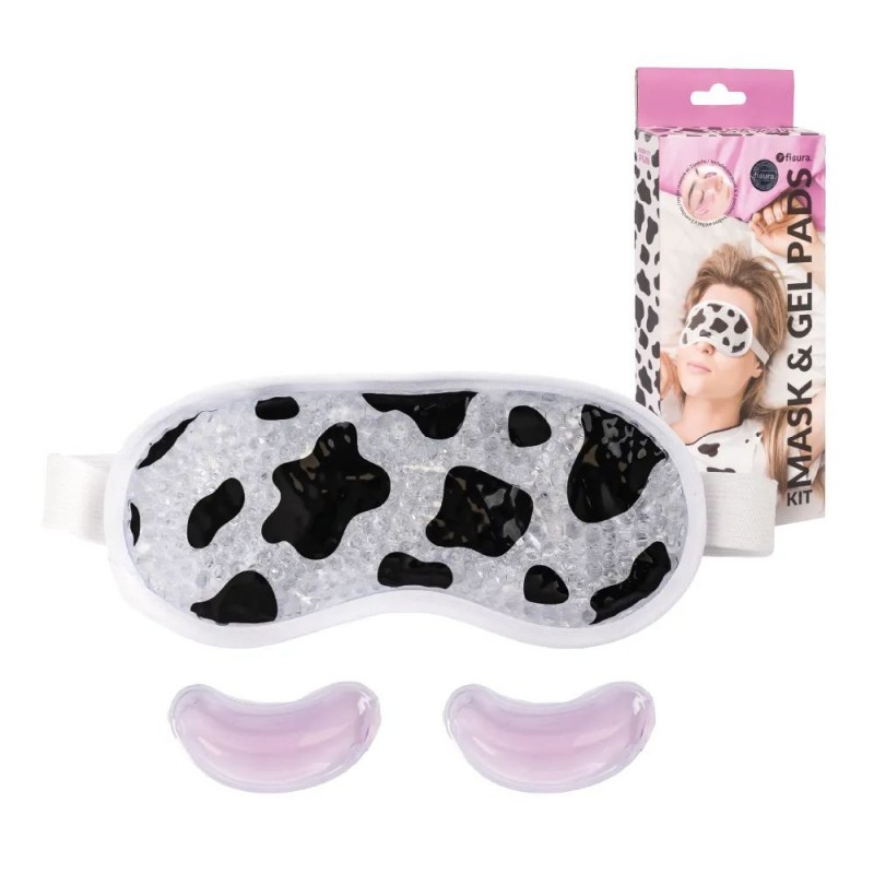 Fisura - Kit masque et patchs en gel pour les yeux "vache"