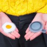 Fisura - Lot de 2 chauffe-mains - Oeuf et poêle