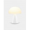 Lampe de table Mina L - Blanc brillant