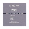 Bracelet codé morse - Papa orage/argent