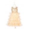 Robe dorée Christianne, 8-10 ans