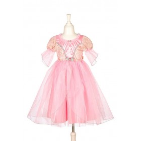 Robe rose Annerose, 8-10 ans